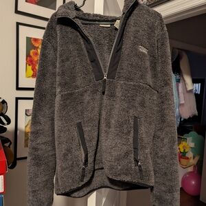 L.L. Bean Gray Zip Up Sweater